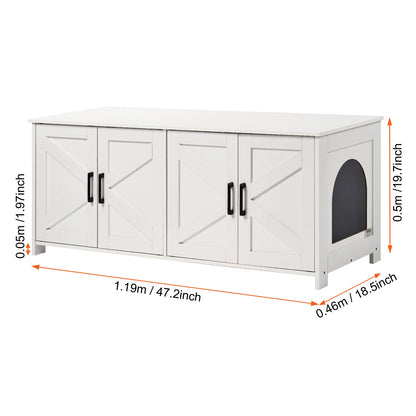 Wooden Cabinet Litter Box