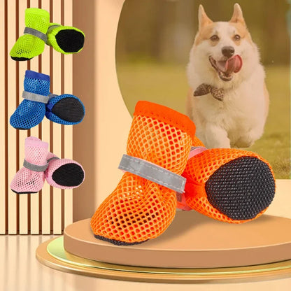 4pc, Non-slip Breathable Wear-resistant Protective Footwear.
