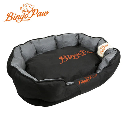 Large Waterproof Scratch Prevention Dog Bed with Removable Cushion