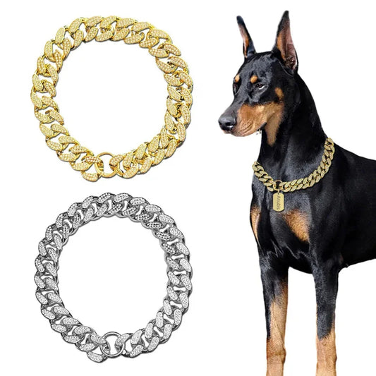 Plastic Dog Collar Chain For Small Medium Large Dogs