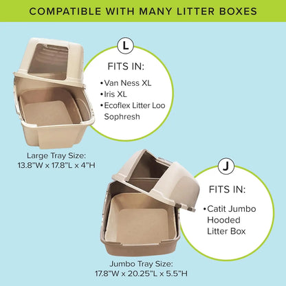 6-Pack Disposable Cat Litter Box