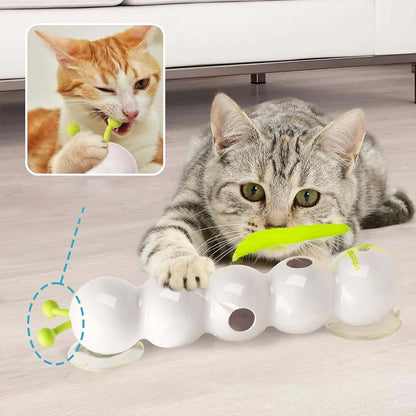 Rechargeable Automatic Motion Activated Caterpillar Teasing Cat Toy