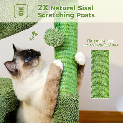 Cat Tree with Scratching Post for Cats
