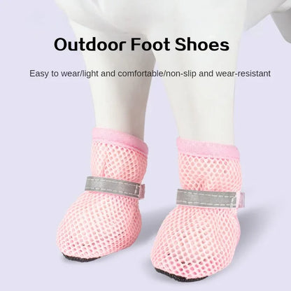 4pc, Non-slip Breathable Wear-resistant Protective Footwear.