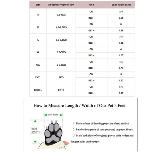 Adjustable Breathable Soft-Soled Non-Slip Walking Dog Shoes
