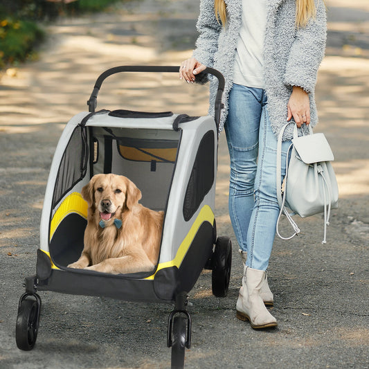 Portable Foldable Breathable Dog Stroller