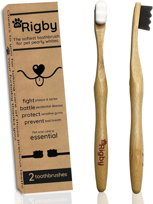 Ultra-Soft Bristles for Sensitive Teeth & Gums- Natural Bamboo Toothbrush
