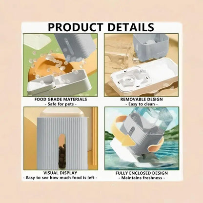 Large Capacity Automatic Dog/ Cat Feeder And Water Dispenser