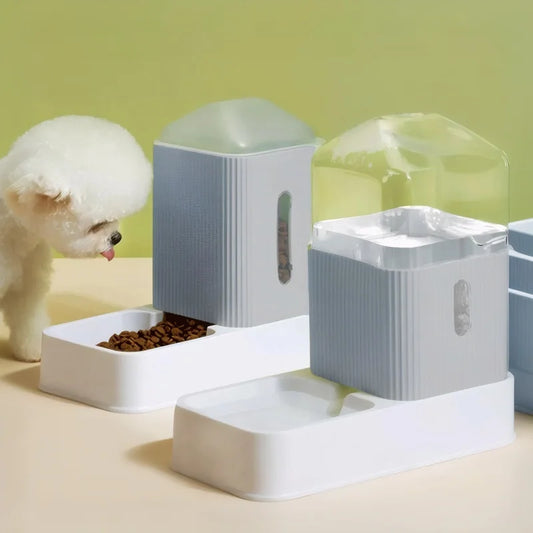 Large Capacity Automatic Dog/ Cat Feeder And Water Dispenser