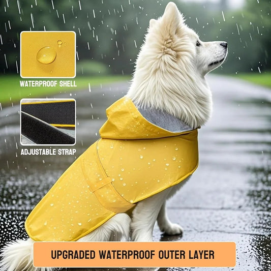 Waterproof Adjustable For Small Medium Dogs Raincoat