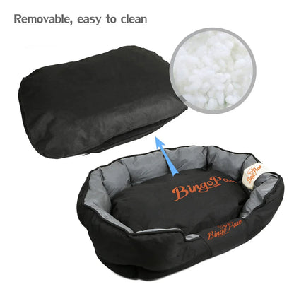 Orthopedic Waterproof Washable Sofa Dog Bed with Removable Cushion