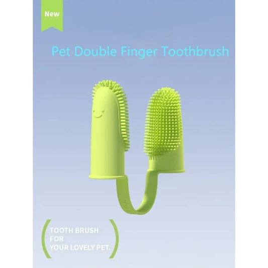 Super Soft Double Finger Toothbrush