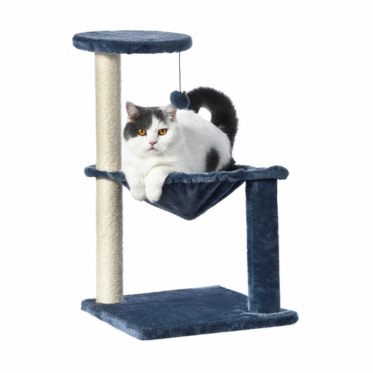 Durable  Cozy 3-Level Cat Tower with Scratching Posts