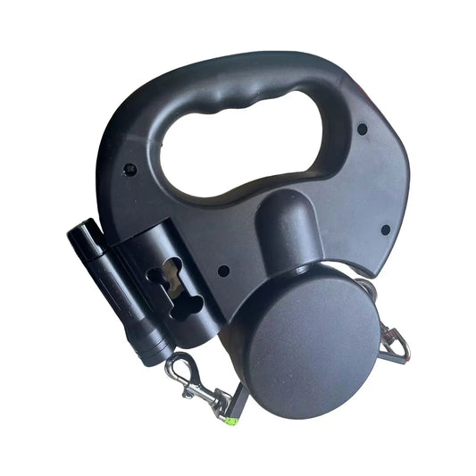 Double Headed Retractable Dog LED Walking Dog Leash