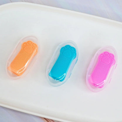 3 Pack Soft Silicone Finger Toothbrush for Dogs, Cats, Puppies