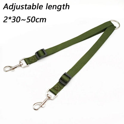 Adjustable Double Coupler Dog Leash
