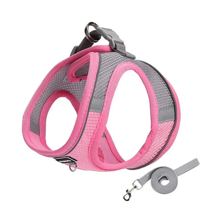 Adjustable Harness Leash Set for Small Dogs