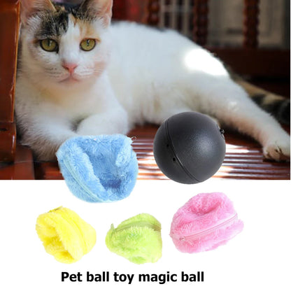 Automatic 5pcs Electric Balls Battery Powered for Dog/Cat