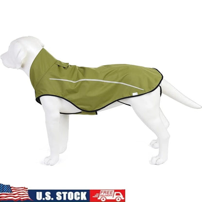 Reflective Adjustable Waterproof Dog Raincoat