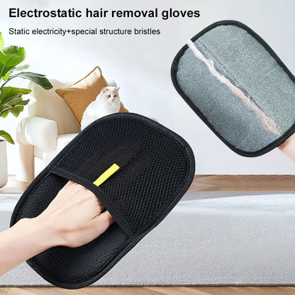 De-shedding pet hair remover glove for Long/Short/Curly Hair
