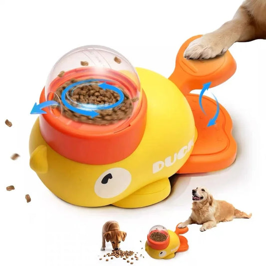 2-in-1 Interactive Automatic Treat Dispenser Toy