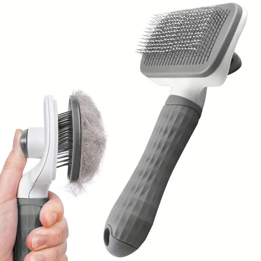 Plastic Anti-Slip Grip Pet Massage Brush