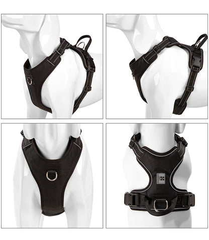 Adjustable No Pull Reflective Dog Harness for small medium large Dogs