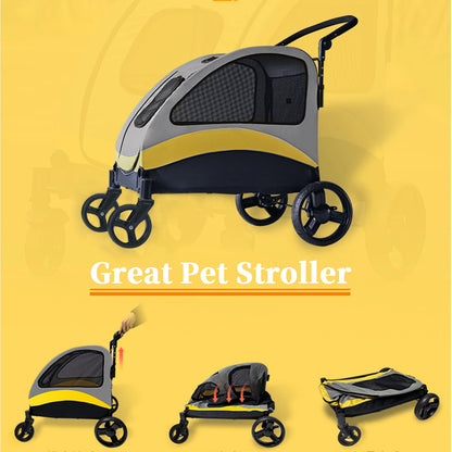 Portable Foldable Breathable Dog Stroller