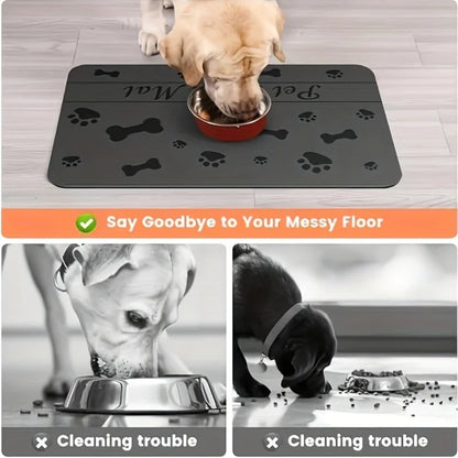 Absorbent Waterproof Pet Feeding Mat