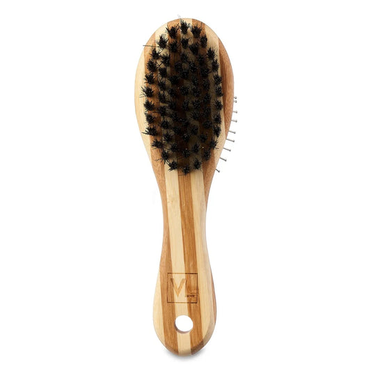 Bamboo Grooming Dual-Sided Brush