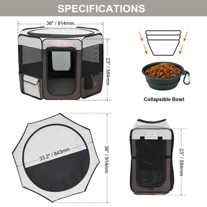 Portable Foldable Pet Crate
