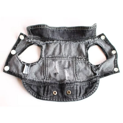 Denim Dog Clothes Vest