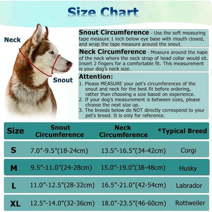 No Pull Head Halter for Heavy Pullers Gentle Face Harness Dog Leash