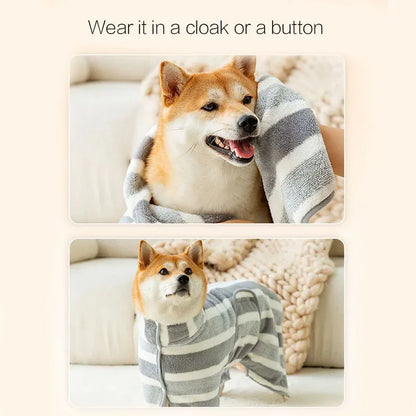Ultra-Absorbent Drying Bathrobe
