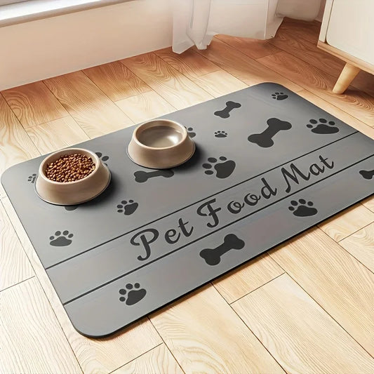 Absorbent Waterproof Pet Feeding Mat