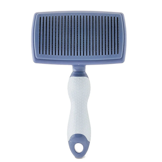 Self Cleaning Non-Slip Handle Dog Brush