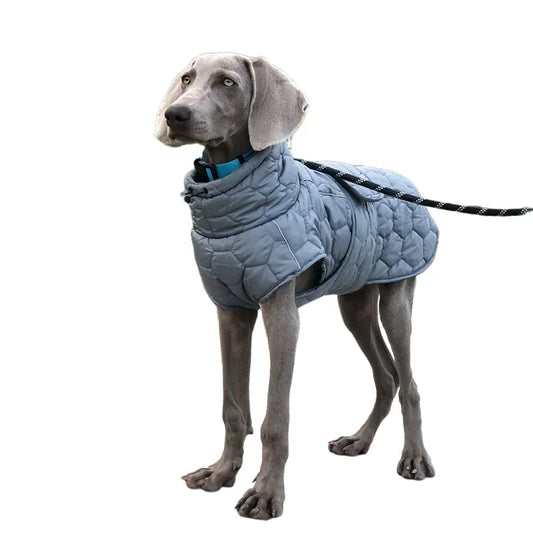 Thick Reflective Winter Jacket for Large Breed Dogs
