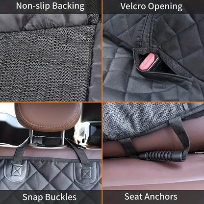 Pet Waterproof, Anti-Slip, Rear Seat Cover