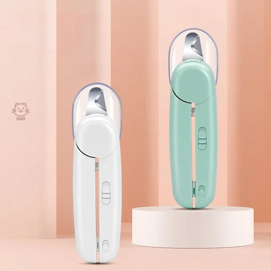 LED Light Pet Nail Clipper Stainless Steel Dog /Cat