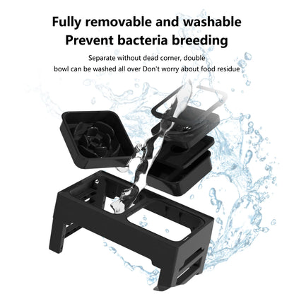 Adjustable 3 in1 Stainless Steel Slow Feeder