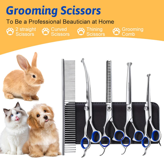 4 Styles Stainless Steel Thinning Shears