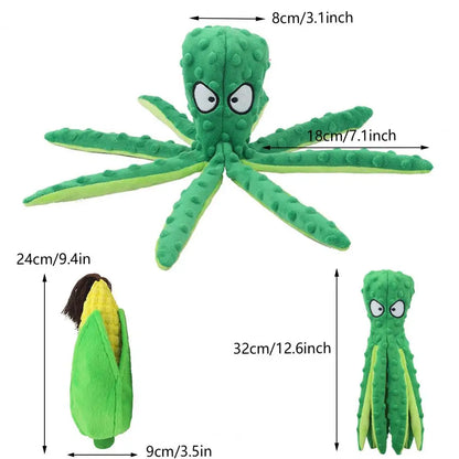 Interactive Indestructible Bite Resistant Plush Toy