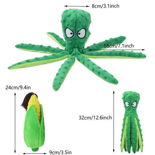 Interactive Indestructible Bite Resistant Plush Toy