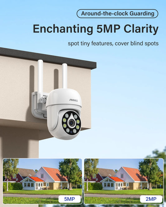 Motion Detection Color Night Vision Two-Way Audio Works With Alexa Wireless Security Camera