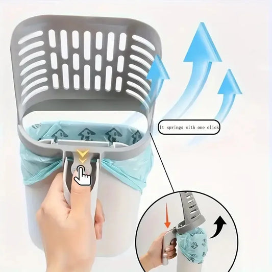 Durable Easy Use Cat Litter Scoop with Waste Bag Holder