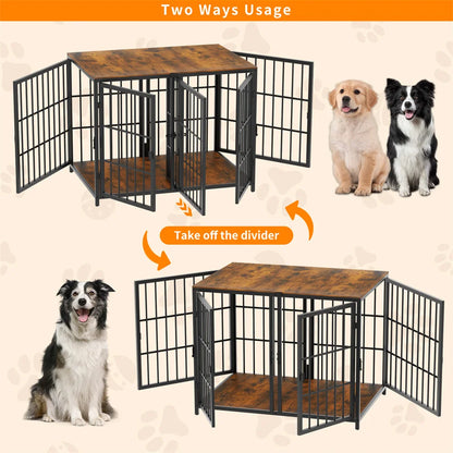 Ultra Thick Kennel with Removable Divider