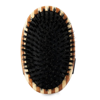 Bamboo Dog Brush with Natural Bristles for All Coat Types