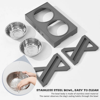 Stainless Steel Non-Slip and No Spill Dog Bowl