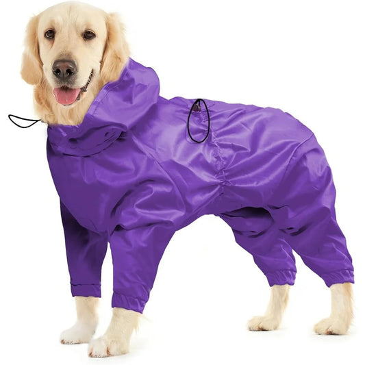 Comfortable Reflective Waterproof Dog Raincoat