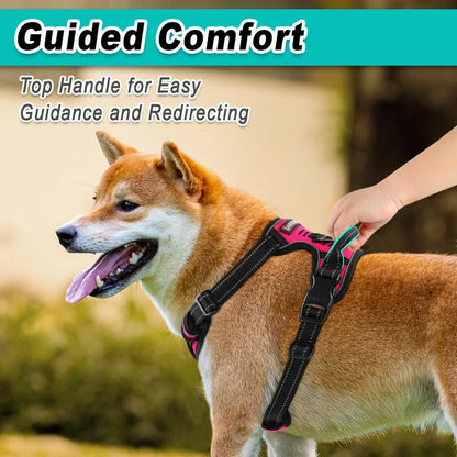 No Pull Adjustable Reflective Dog Harness